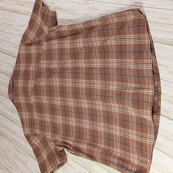 Volcom Modern Fit Button Up Plaid Shirt Men's Size L - Picture 4 of 14